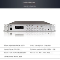 150W Power Amplifier for Public Broadcasting System