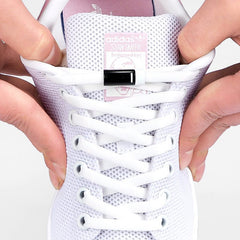 Colorful Magnetic No-Tie Shoelaces with Metal Flat Design