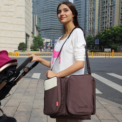 Multi-Functional Mommy Diaper Bag and Travel Bed