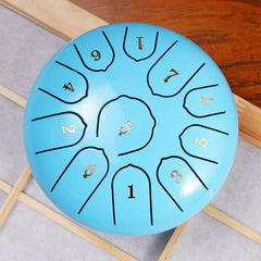 6" 11-Tone Steel Tongue Drum