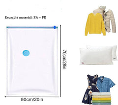 Vacuum Storage Bags for Comforters and Clothes (1/2/4 Pack)