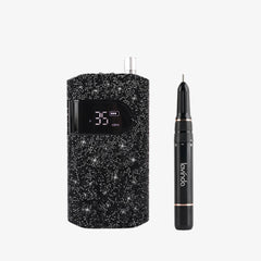 Crown™ Nail Lamp & Wand™ Nail Drill Bundle – Black Diamond