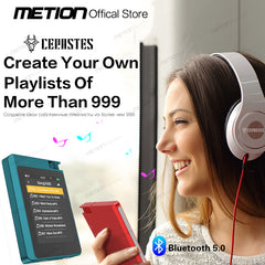 HiFi Lossless Music MP3 Player with Bluetooth 5.0