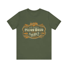 Life Needs More Beer & BBQ T-Shirt