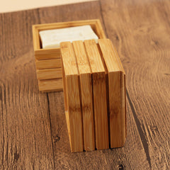 Eco-Friendly Bamboo Soap Dish and Rack for Home Use