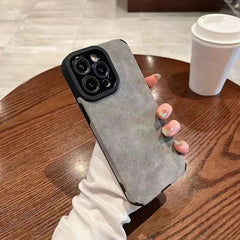 Korean Suede Shockproof iPhone Case