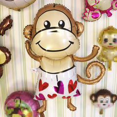 Cute Monkey Foil Balloon - Monkey Balloon Design