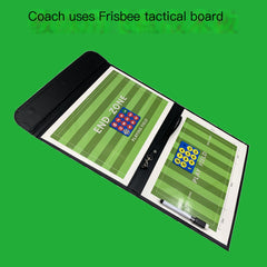 Frisbee Tactics Board for Coaching and Simulation