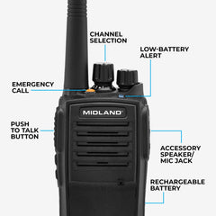 MB400 BizTalk Business Band Two‑Way Radio - MB400