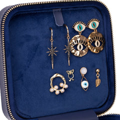 Amanda Leather Jewelry Box, Medium