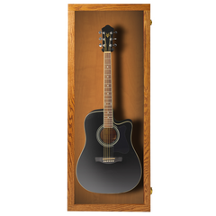 Acoustic Guitar Display Case - Premium Oak