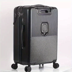 Carry On Luggage Hard Shell Spinner Suitcase USB TSA Lock Front Pocket Travel Bag