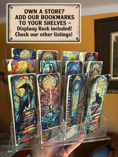 Cosmic Stained Glass Bookmark - Space Galaxy & Planets Design, Unique Book Lover Gift, Handmade, Solar System Inspired