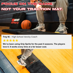 Grip Spritz Traction Mat | Courtside Basketball Shoe Grip Pad