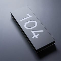 Metal Backlit Address Plaque – Custom LED House Address Sign