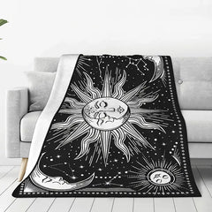 Cozy Warm Christmas Fleece Throw Blanket with Vines