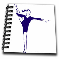 3dRose Gymnastics - The Gymnast - Drawing Books (db_3129)