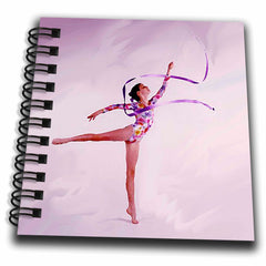 3dRose Gymnastics - Gymnastic Exercise - Drawing Books (db_3130)