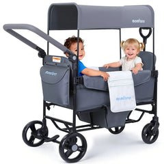 Momfann Lightweight Double Stroller Wagon for Kids