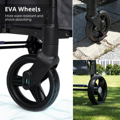 Momfann 2-Seater All-Terrain Stroller Wagon for Kids