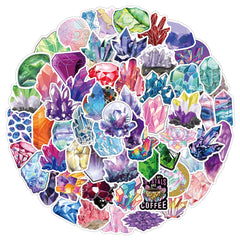100 PCS Crystal Graffiti Stickers for Helmets & More