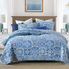 Pure Cotton Summer Bedspread Set