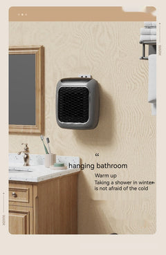 Mini Wall-Mounted Fan Heater