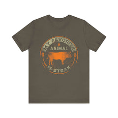 My Favorite Animal is Steak BBQ T-Shirt
