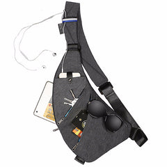 Multi-Functional Shoulder Bag with Anti-Theft Design