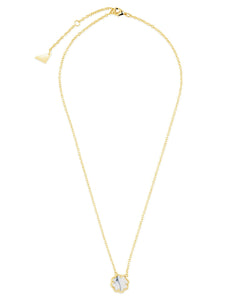 Rose Petal Pendant Necklace