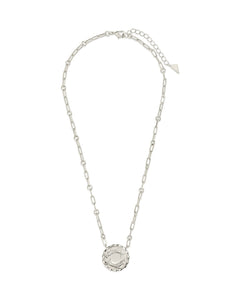 Bold CZ Zodiac Link Pendant Necklace