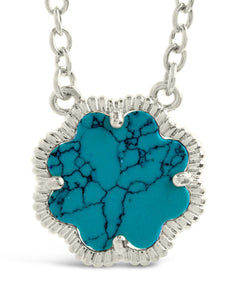 Rose Petal Pendant Necklace