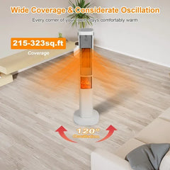 1500W Ceramic Tower Space Heater