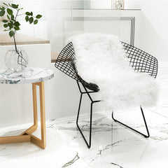 Nordic Style Iron Stool with Backrest in Gold