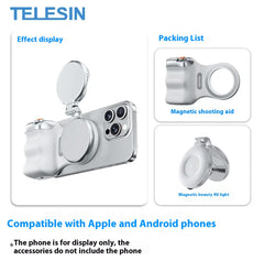 Magnetic Bluetooth Camera Handle for Phones