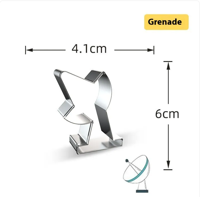 Military Shaped Cookie Cutter