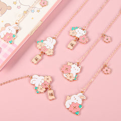 Creative Metal Bookmark Cute Pendant Clip for Students