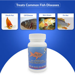 Fish Zole 250mg Capsules for Aquarium Fish – 30 Count – Water Care Support