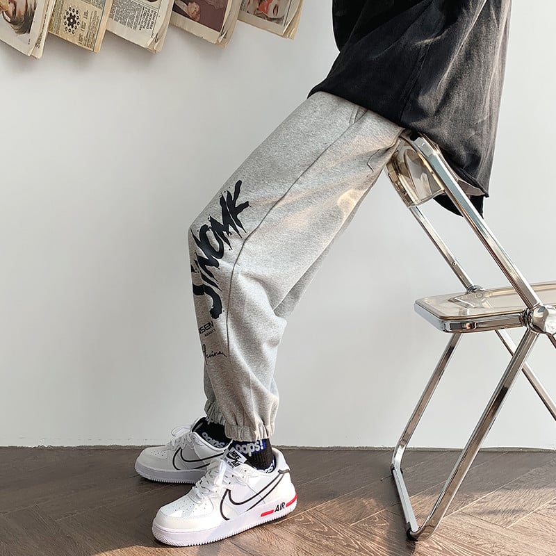 Trendy Loose Casual Korean Style Sweatpants