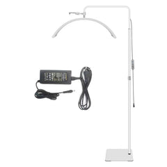 Tattoo Estheticians Pmu Eyelash LED Floor Light,  moon Lamp with phone holder