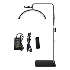 Tattoo Estheticians Pmu Eyelash LED Floor Light,  moon Lamp with phone holder