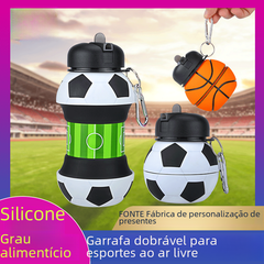 Outdoor Silicone Folding Cup - Portable Leakproof Water Bottle