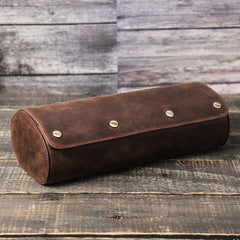Vintage Crazy Horse Leather Watch Storage Box (Set of 3)