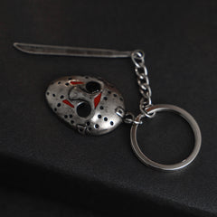 Jason Mask Alloy Car Keychain - Creative Pendant Gift