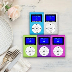 Mini Portable Metal Clip MP3 Player with Screen