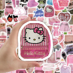 100 PCS Pink Heart Stickers & Cute DIY Decorations