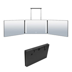 Portable Adjustable LED Wall-Mounted Makeup Mirror