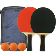 Table Tennis Racket Training Set with Two Paddles and Three Balls
