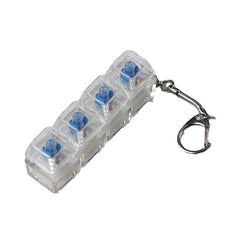 Transparent Decompression Shaft Tester Light-Up Keychain