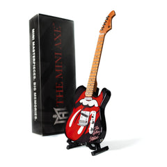 The Rolling Stones "Tongue and Lips" Miniature Guitar